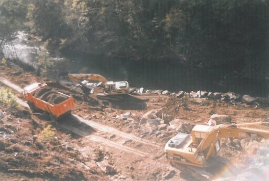 Excavaciones y Construcciones Carabel S.L. trabajo en hidroeléctrica